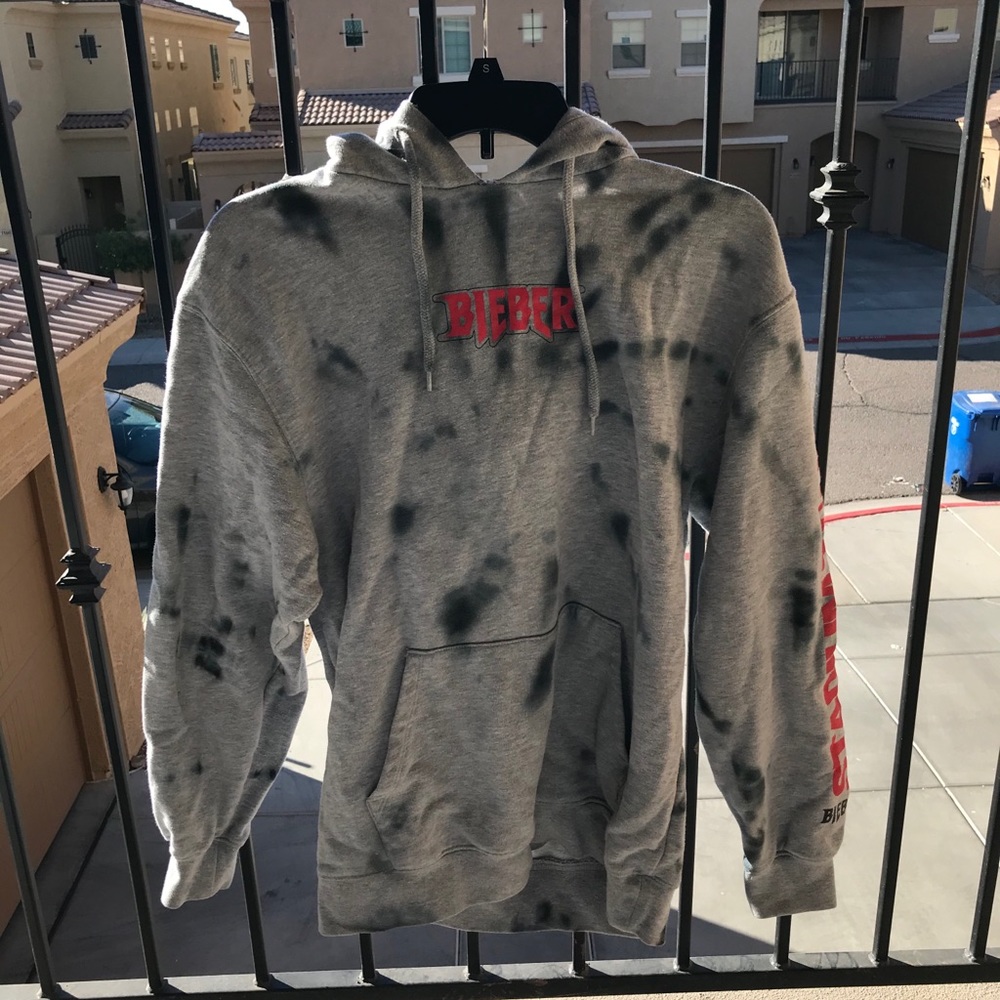 Justin Bieber tie dye hoodie